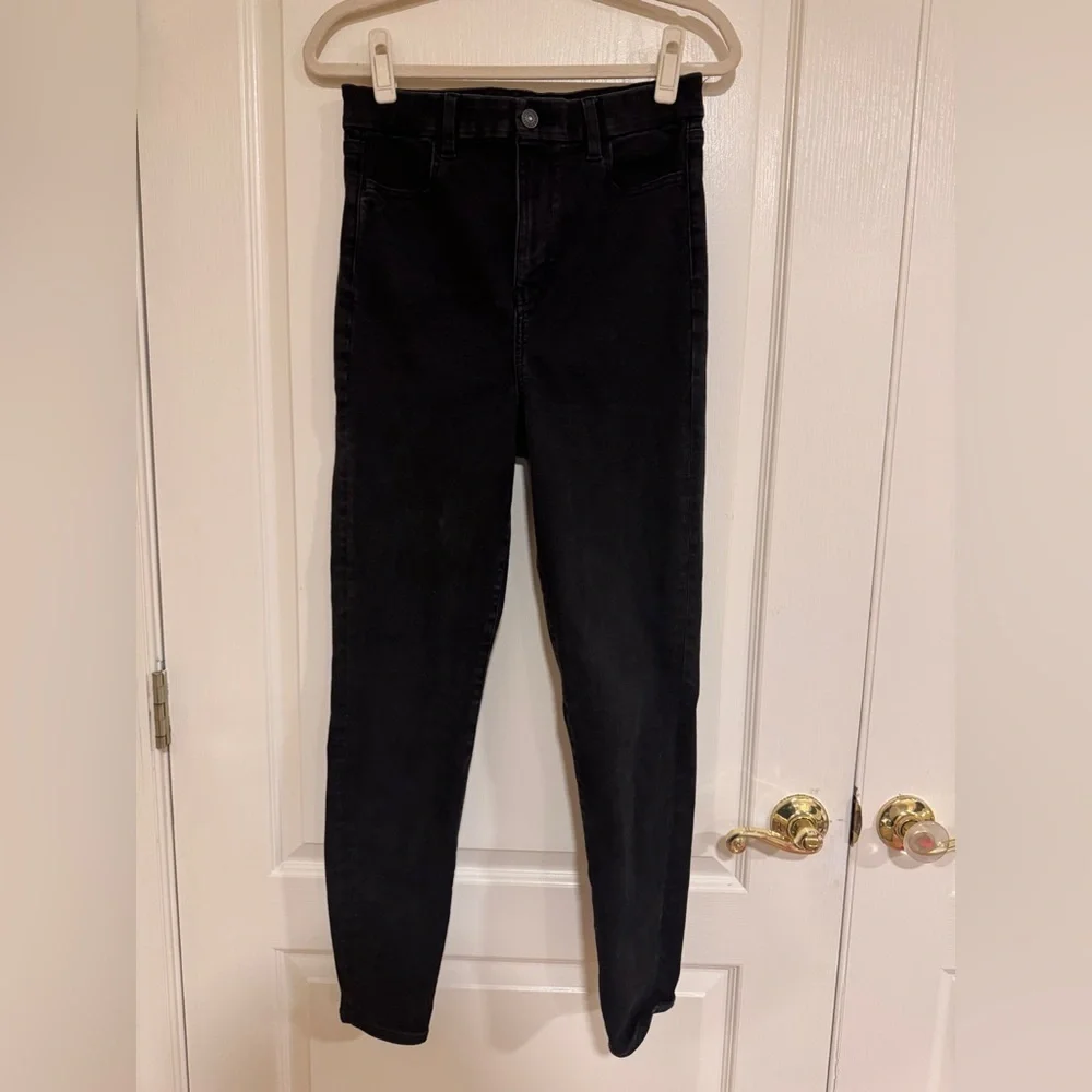 American Eagle Outfitters Women's Black Skinny Jeans/Jeggings​​​​